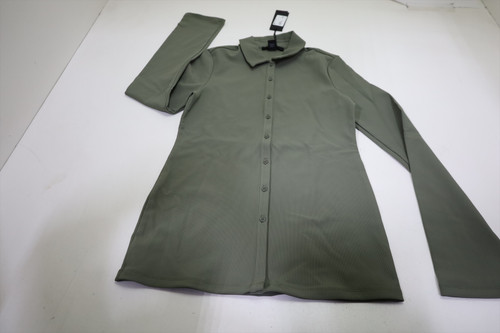 Greyson Golf Cleo Button Down Button Down Womens Size Small Camp New INV12714890