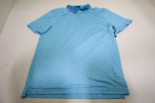 G/Fore Golf Pattern Polo  Mens Size  Medium BRZ   New INV12796334