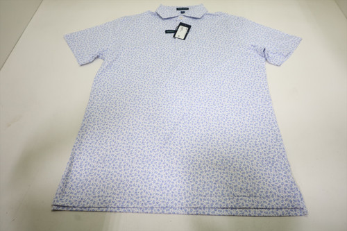 Peter Millar Golf Classic Polo  Mens Size  Medium WHT Regular  New INV12753764