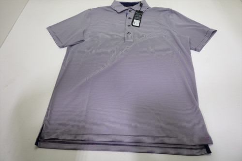 Greyson Golf Saranac Polo Mens Size Medium Hyacinth/Arctic New INV12666243