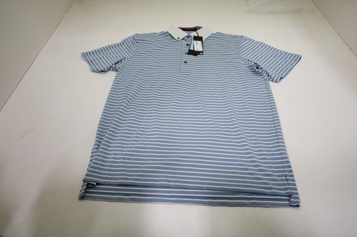 Greyson Golf Torrey Polo Mens Size Medium Bonneville/Arctic New INV12681103
