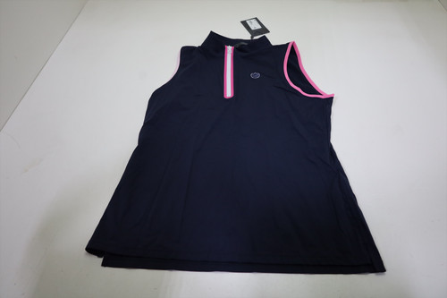 G/Fore Golf SilkyTechMkNk Polo Womens Size Large TWLT W/Logo New INV13005906