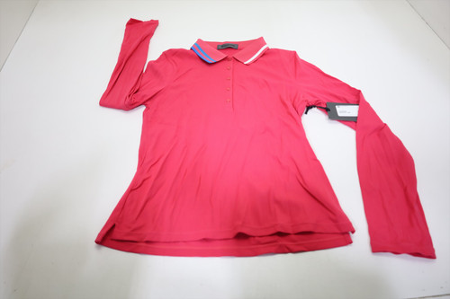 G/Fore Golf Long Sleeve Polo Womens Size Small FRAM New INV12795404