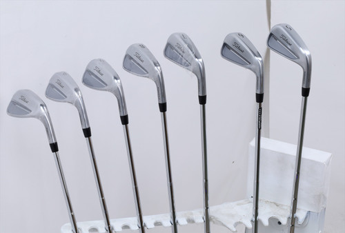 Titleist T100 4G Iron Set 5-Pw, Aw Stiff Flex Amt Silver Steel 12994240
