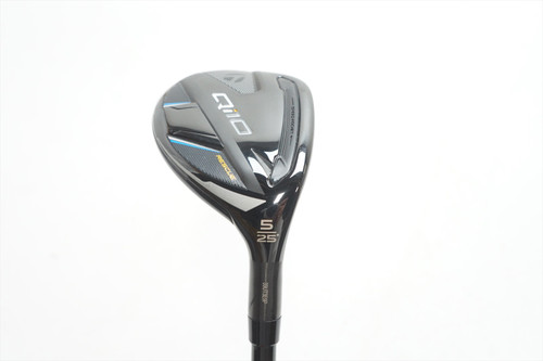 Taylormade Qi10 25° 5 Hybrid Extra Stiff Flex Hzrdus Rdx Smoke Black Good
