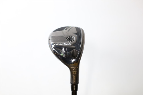 Taylormade Qi35 Rescue 22° 4 Hybrid Extra Stiff Flex Hzrdus Gen 4 Black 90 Good