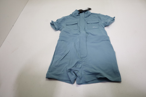 New Greyson Golf Youth Venus Romper Pullover  Girls  Small Agave   INV12702325