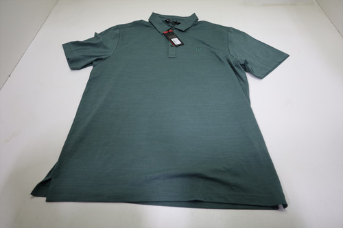 Travis Mathew Golf The Heater Polo Mens Size Large Balsam Green New INV13049598