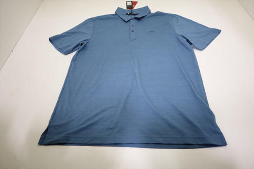 Travis Mathew Golf The Heater Polo Mens Size Large Copen Blue New INV13049792