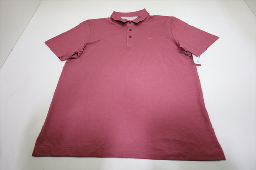 Travis Mathew Featherweight Performance Polo Mens Large Rose Wine INV13050032