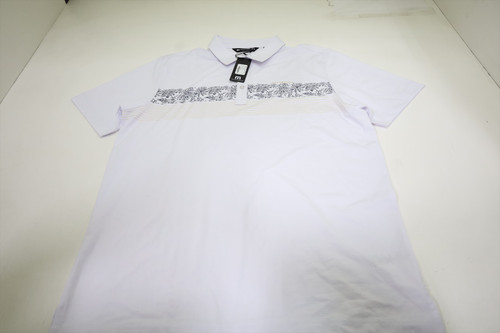 Travis Mathew Performance Jersey O Polo Mens Size Large White New INV13051206