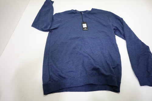 Travis Mathew Fink 2.0 Pullover Mens Size Small Heather Blue Nights INV13047559