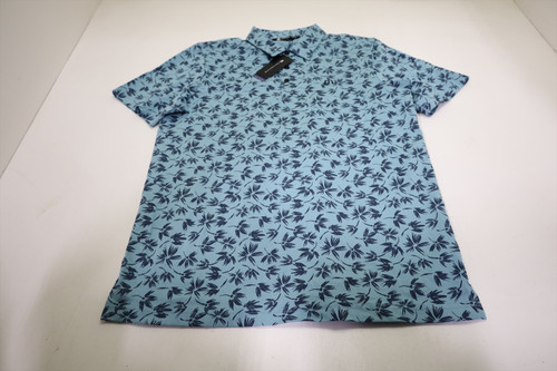 Travis Mathew Golf Midnight Jungle Polo Mens Size Large Cameo New INV13027642