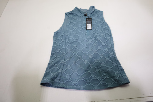 Greyson Wolf LInks Lace Sleeveless Halley Polo Womens Small Agave INV12689065