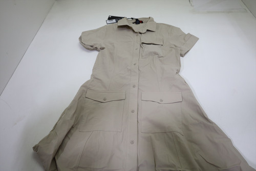 Greyson Phoenix Belted Shirt Dress Dress Womens Size Small Sand New INV12689614