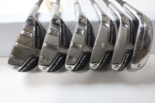 Cleveland Halo Xl Full Face Iron Set 5-Pw Ladies Helium Nanocore Graphite Good