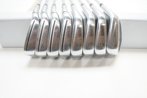 Taylormade Qi Iron Set 5-Pw, Aw, Sw Stiff Flex Kbs Max Mt 85 Steel Good AGG