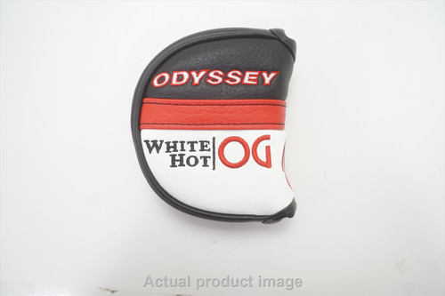 Odyssey Golf White Hot OG Putter Headcover Half Mallet Head Cover Good HA14-2-14