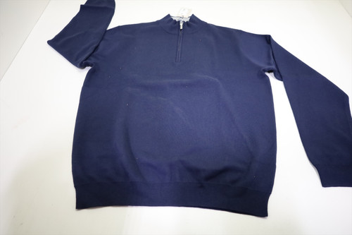 Peter Millar 1/4 Zip Pullover Mens Size Medium NAV 1/4 Zip Sweater INV13083759
