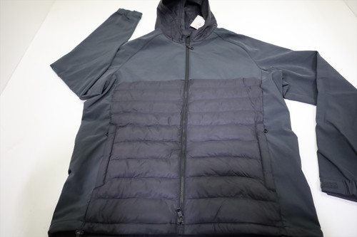 Peter Millar Apex Hybrid Hoodie Jacket Mens Size Medium CRBLK New INV13096859