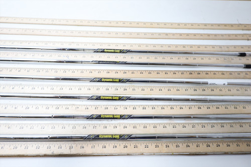 True Temper Dynamic Gold Mid 115 Regular 36.75-39" Iron Shaft Set Pulls 6Pc 5938