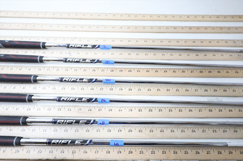 Project X Rifle Tour Flighted 6.0 Stiff 34-36.75" Iron Shaft Set Pulls 6Pc 07093