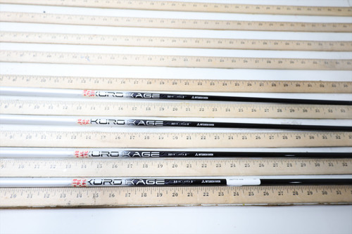 Mitsubishi Kuro Kage 80G Stiff 34.75-35.75" Iron Shaft Set Pulls 4Pc .370 792798
