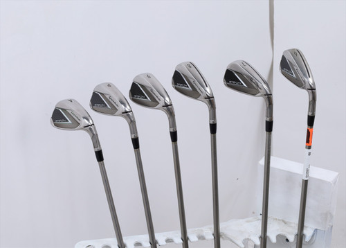 Taylormade Stealth Iron Set 6-Pw, Aw Stiff Flex Accra 125 Steel 13119327 Good
