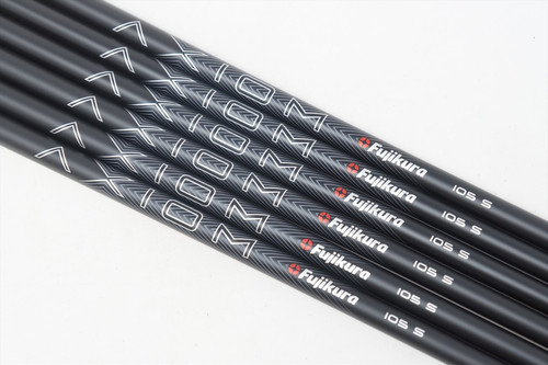 New Fujikura Axiom 105-S 105g Stiff MID/SHORT 6pc 5-PW Iron Shaft Set .370 Uncut