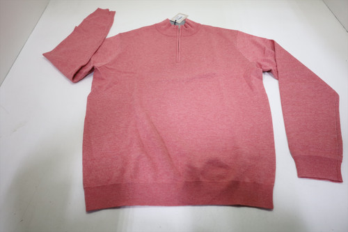 Peter Millar Coolspun Sweater Mens Medium VENPK 1/4 Zip Sweater New INV13083774