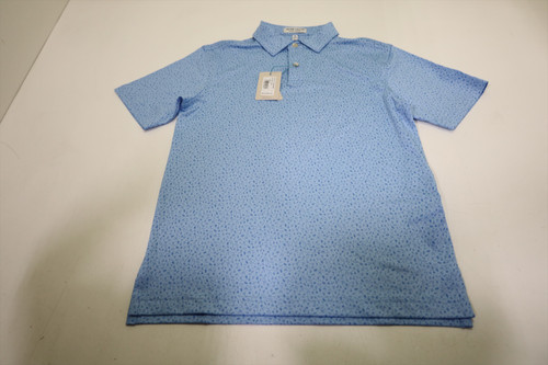 Peter Millar Golf Classic Polo  Boys Size  Medium CBLU Regular  New INV13071503