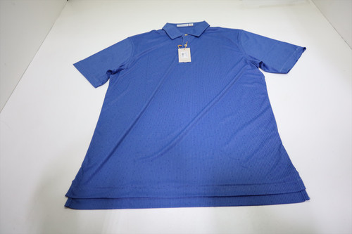 Peter Millar Golf Pattern Polo  Mens Size  Medium ETIDE Regular  New INV13096626