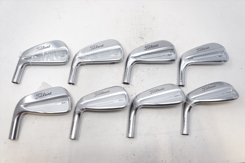 New LH Titleist 2023 T150 4-Pw, Gw Iron Set Club Head Only In Plastic 1274213