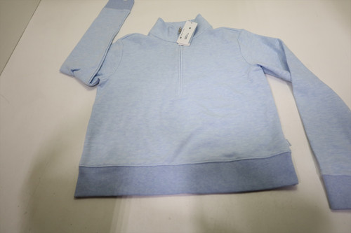 Travis Mathew Cloud 1/4 Zip Pullover Womens Small Kentucky Blue INV13045711