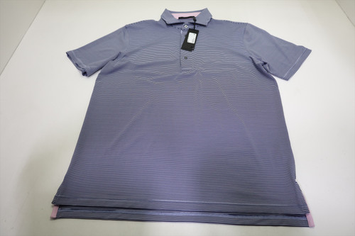 Greyson Golf Saranac Polo Mens Size Medium Maltese Blue New INV13141402