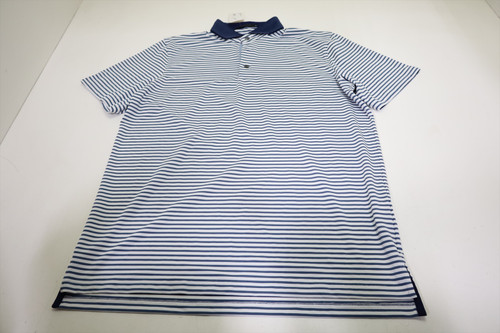 Greyson Golf Classic Polo Mens Size Medium Arctic/Navy New INV13143653