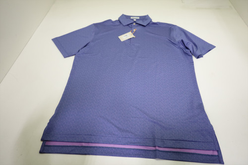 Peter Millar Golf Pattern Polo  Mens Size  Medium WINB Regular  New INV13086473
