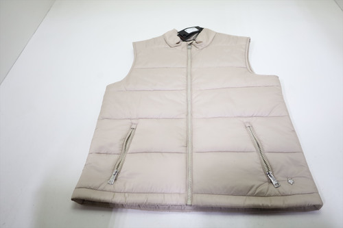 Greyson Golf Aries Channel Quilted Vest Womens Size Small Sand New INV13143405