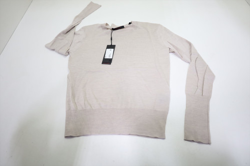 Greyson 75% Wool/25% Silk Sweater Womens Size Small Sand Crewneck INV13107231