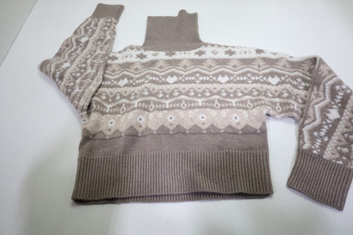 Greyson Koko Turtleneck Sweater Womens Size Small Clay Heather New INV13142215