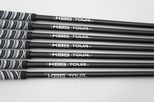 KBS C-Taper Black Limited 120 Stiff 34.5-37.5" 4-PW Iron Shaft Set Pulls 1260368