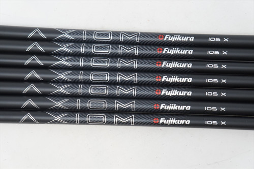New Fujikura Axiom 105-X 105g X-Stiff 7pc 4-PW Iron Shaft Set .370