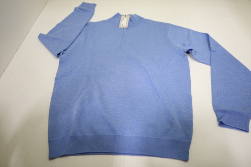 Peter Millar Coolspun Lite Cotton Sweater Mens Size Medium BLEBD INV13166778