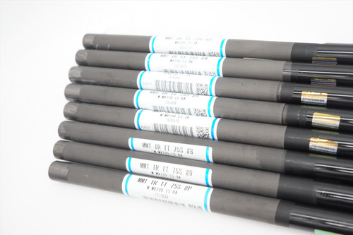 Mitsubishi Mmt 75S Stiff #3-PW Iron Shaft Set 8Pc Uncut Pulls .355