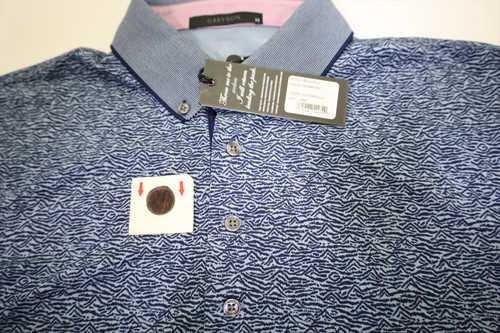 Greyson Golf Range Polo Mens Size Medium Bonneville New