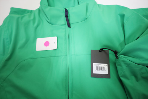 パパス ゴルフ コットン100% スウィングトップ M グリーン ジャケット G/Fore Golf PARACHUTE WINDBREAKER Jacket Mens Size Medium CLV New