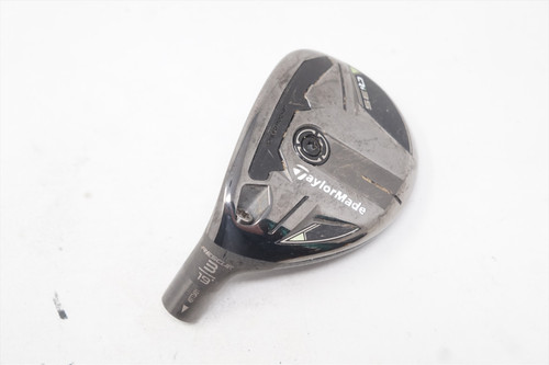 LH Taylormade Qi35 22* #4 Hybrid Rescue Club Head Only GOOD 3-3-B