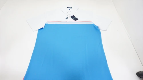 Peter Millar Crown Crafted Polo Mens Size Medium WHT W/Logo 900A 01152118 New