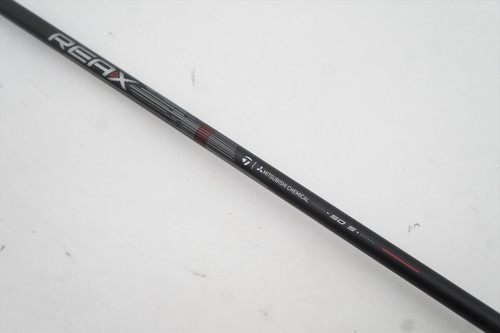 LH Mitsubishi Reax Red High Rotation 50 Stiff 44.75" Driver Shaft Taylormade Qi