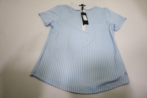 Greyson Golf Windsor Stripe Scarlett Polo  Womens Size  Small Air INV13494804